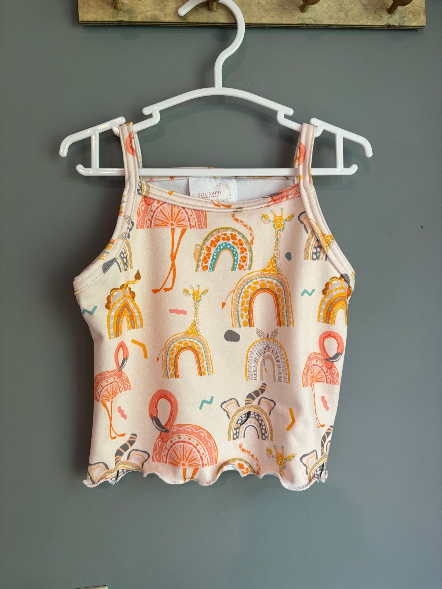 Safari Animal Rainbows Cami Tank